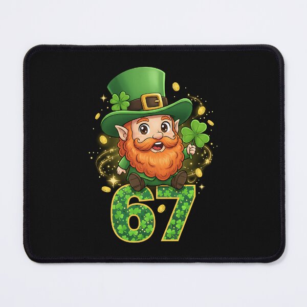 Item preview, 67 Leprechaun Funny Six Seven Meme Lucky Vibes St Patricks designed and sold by Intomindfood.