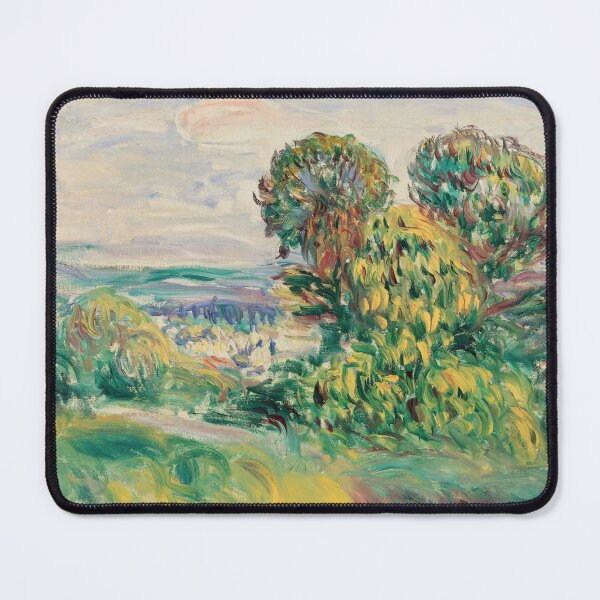 Item preview, Landscape by Pierre-Auguste Renoir: Luminous Impressionist Countryside Poster designed and sold by artofuniverse.