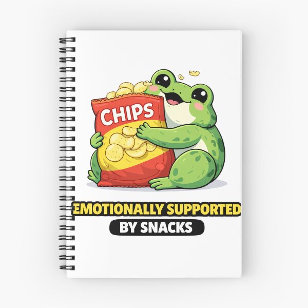 Item preview, Emotionally Supported By Snacks Frog designed and sold by the-dovlat.