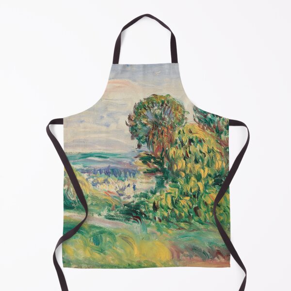 Item preview, Landscape by Pierre-Auguste Renoir: Luminous Impressionist Countryside Poster designed and sold by artofuniverse.