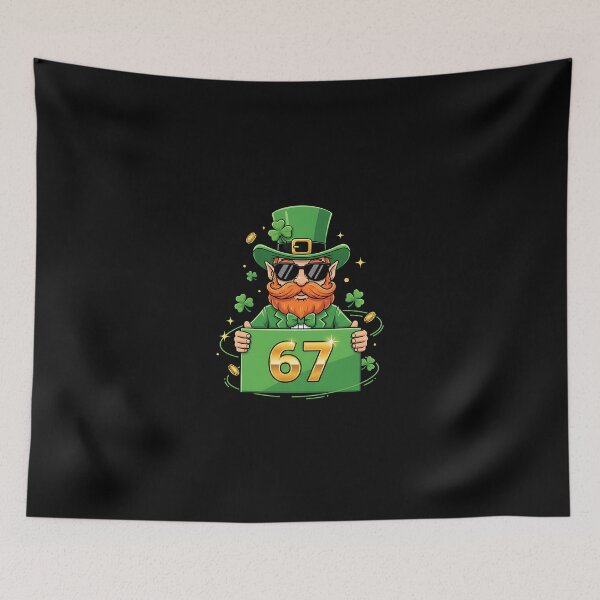 Item preview, 67 Leprechaun Funny Six Seven Meme Lucky Vibes St Patricks designed and sold by Intomindfood.