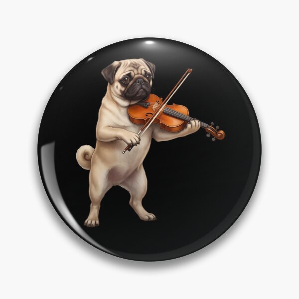 Item preview, Pug Playing Viloin Player Violinist Dog Lover designed and sold by TerryConnells.