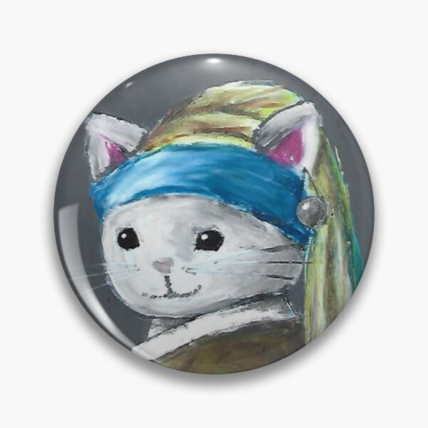 Item preview, Cat with the Pearl Earing designed and sold by ansof97Designs.