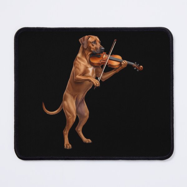 Item preview, Rhodesian Ridgeback Playing Viloin Player Violinist Dog Lover designed and sold by TerryConnells.