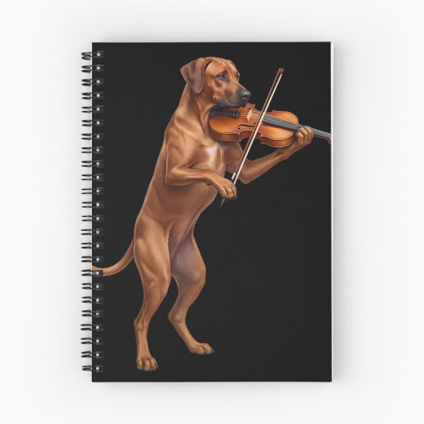 Item preview, Rhodesian Ridgeback Playing Viloin Player Violinist Dog Lover designed and sold by TerryConnells.
