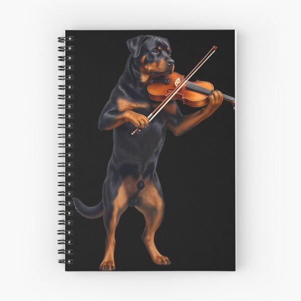 Item preview, Rottweiler Playing Viloin Player Violinist Dog Lover designed and sold by TerryConnells.