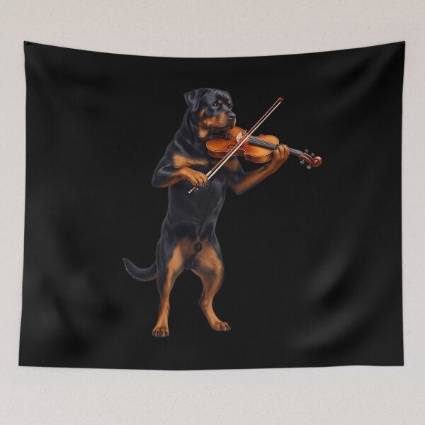 Artikelvorschau, Rottweiler, Violinist, Hundeliebhaber entworfen und verkauft von TerryConnells.