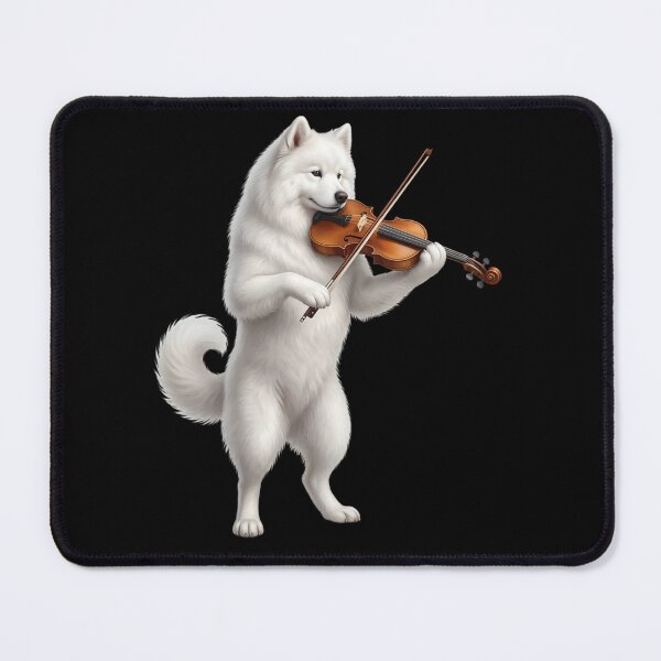 Item preview, Samoyed Playing Viloin Player Violinist Dog Lover designed and sold by TerryConnells.