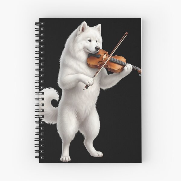 Item preview, Samoyed Playing Viloin Player Violinist Dog Lover designed and sold by TerryConnells.