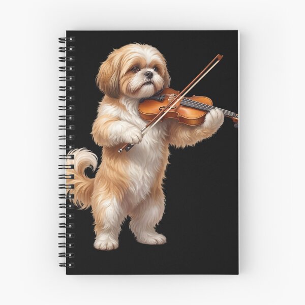 Item preview, Shih Tzu Playing Viloin Player Violinist Dog Lover designed and sold by TerryConnells.