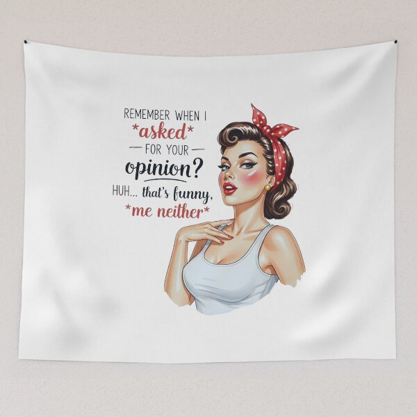 Item preview, Sarcastic Retro Woman designed and sold by Szekeresrenato.