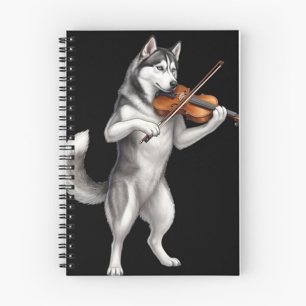 Item preview, Siberian Husky Playing Viloin Player Violinist Dog Lover designed and sold by TerryConnells.