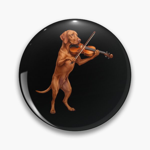 Item preview, Vizsla Playing Viloin Player Violinist Dog Lover designed and sold by TerryConnells.