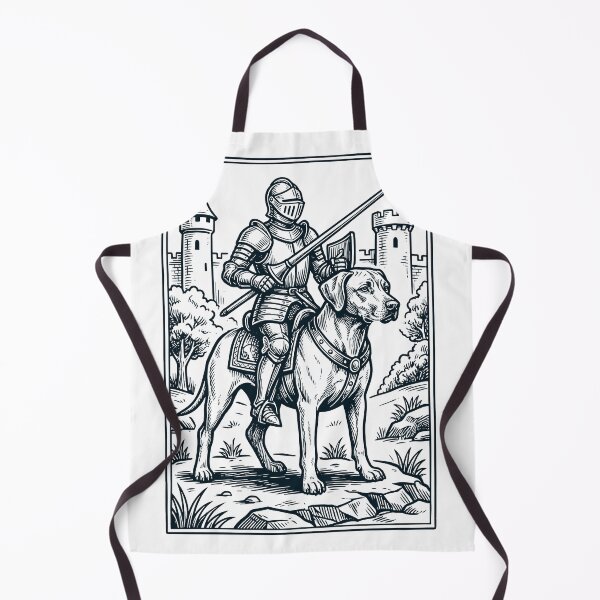 Item preview, Vintage Knight Rhodesian Ridgeback Rider Grimdark Medieval Dog Lover designed and sold by DoodleTortle.
