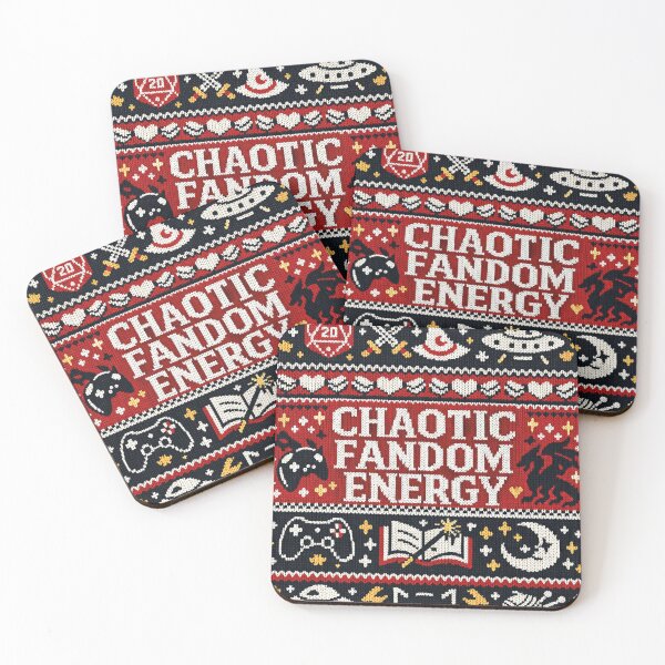 Item preview, Chaotic Fandom Energy Nerd Hobby Knitting Pattern designed and sold by Mauswohn.