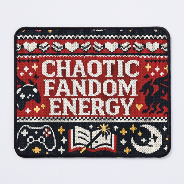 Item preview, Chaotic Fandom Energy Nerd Hobby Knitting Pattern designed and sold by Mauswohn.