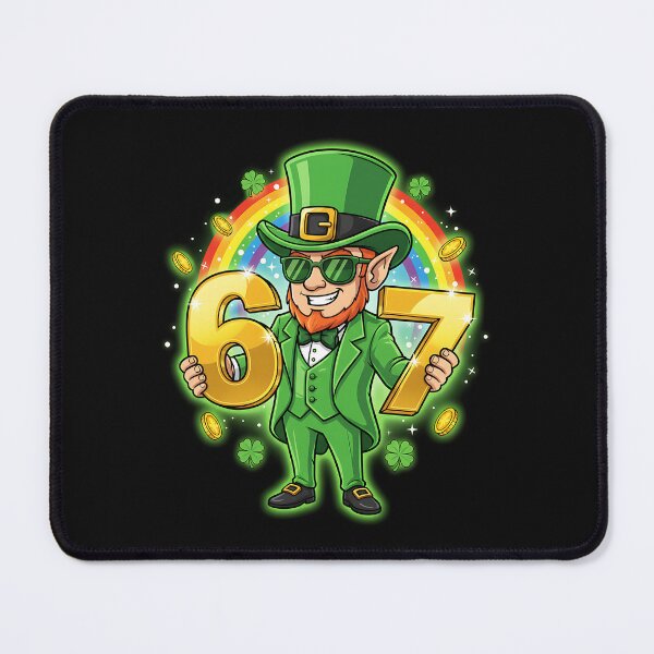 Item preview, 67 Leprechaun Funny Six Seven Meme Lucky Vibes St Patricks designed and sold by Intomindfood.