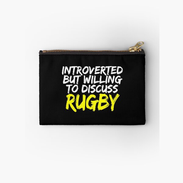 Item preview, Introverted But Willing To Discuss Rugby Funny Rugby Humor  designed and sold by GabrieSketcham.