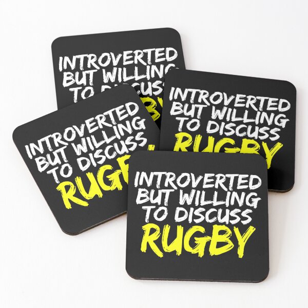 Item preview, Introverted But Willing To Discuss Rugby Funny Rugby Humor  designed and sold by GabrieSketcham.