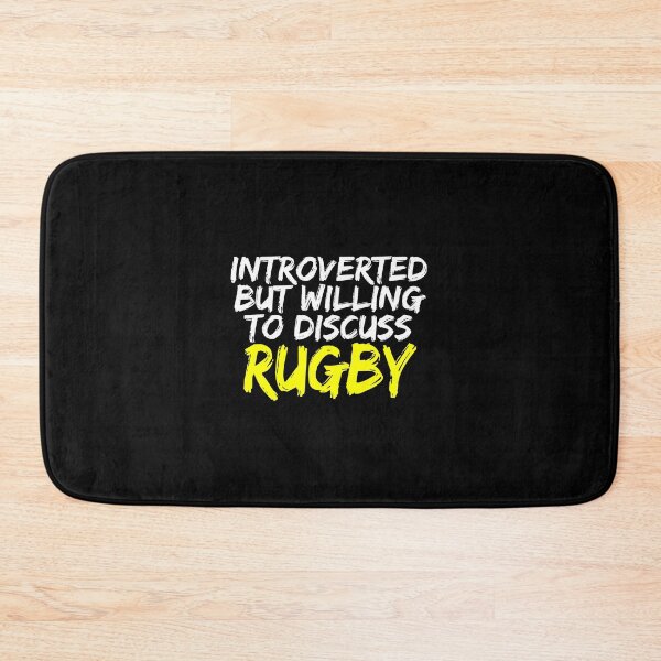 Item preview, Introverted But Willing To Discuss Rugby Funny Rugby Humor  designed and sold by GabrieSketcham.