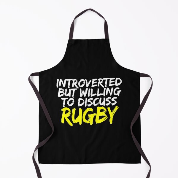 Item preview, Introverted But Willing To Discuss Rugby Funny Rugby Humor designed and sold by GabrieSketcham.