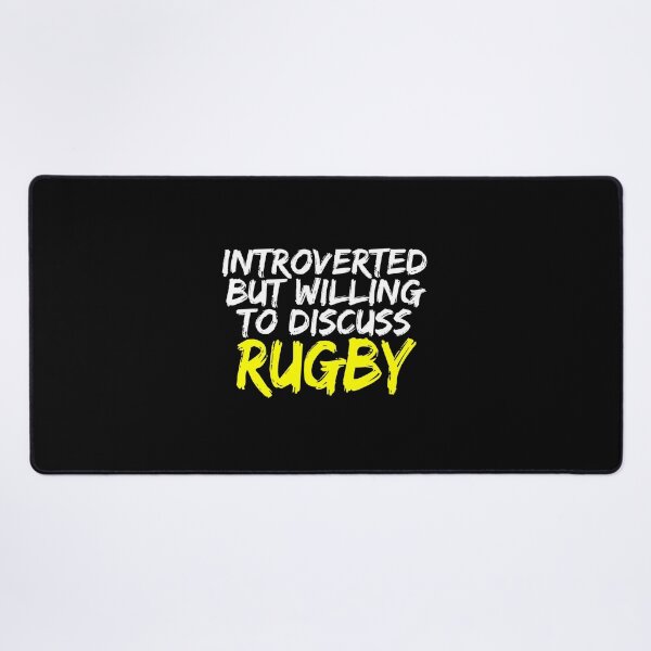 Item preview, Introverted But Willing To Discuss Rugby Funny Rugby Humor  designed and sold by GabrieSketcham.