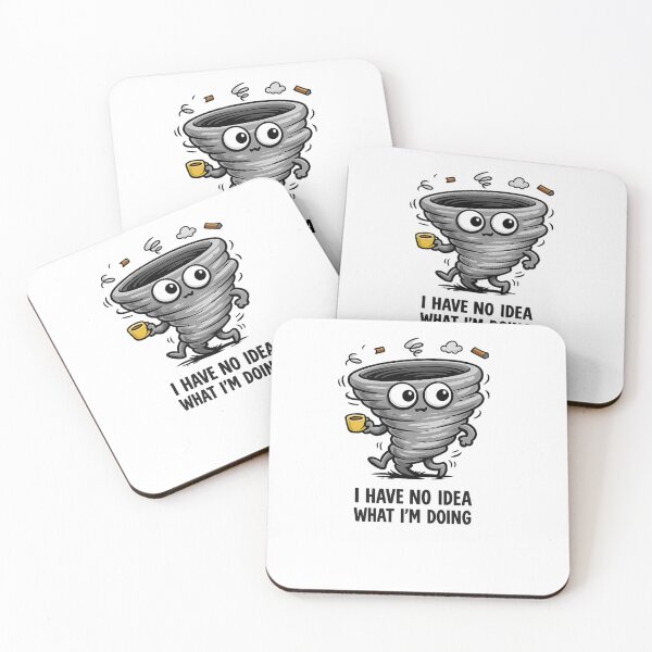 Item preview, I Have No Idea What I'm Doing Tornado – Funny Chaos Meme Sticker designed and sold by EOVM.
