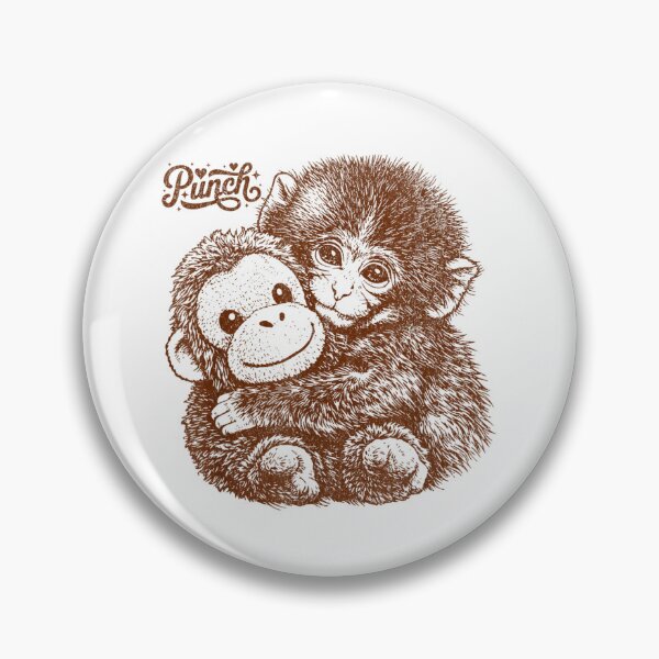 Item preview, Vintage Punch Monkey Funny Meme Retro Monkey Humor designed and sold by Nannythenimfa.
