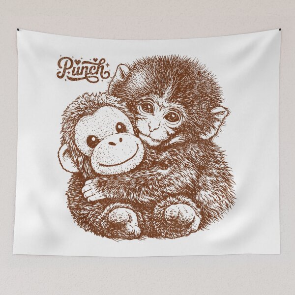 Item preview, Vintage Punch Monkey Funny Meme Retro Monkey Humor designed and sold by Nannythenimfa.
