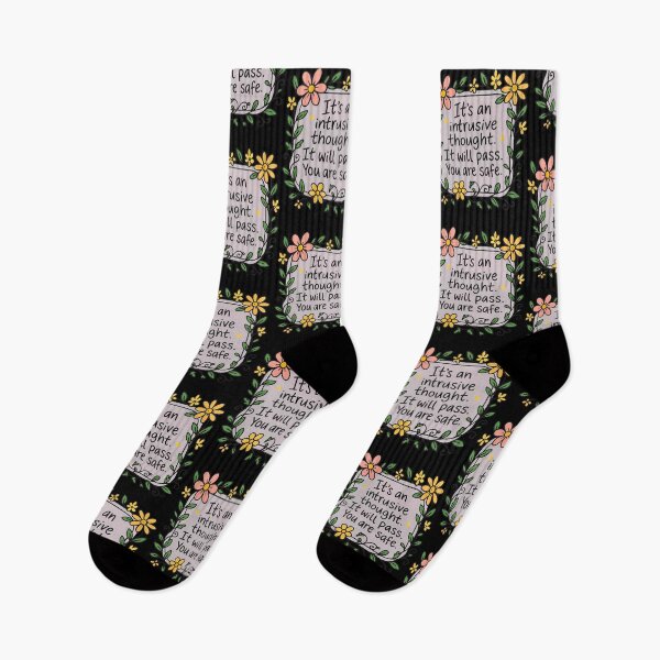 Item preview, Intrusive Thought Will Pass Floral designed and sold by ebvpidzsnt52.