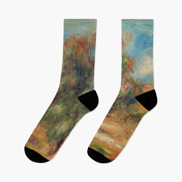 Item preview, Landscape by Pierre-Auguste Renoir: Lush Impressionist Countryside Poster designed and sold by artofuniverse.