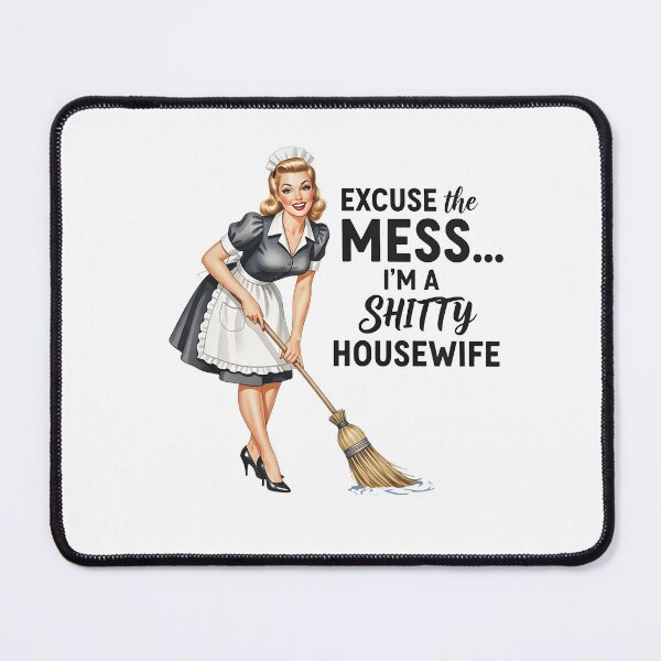 Item preview, Retro Housewife Humor designed and sold by Szekeresrenato.