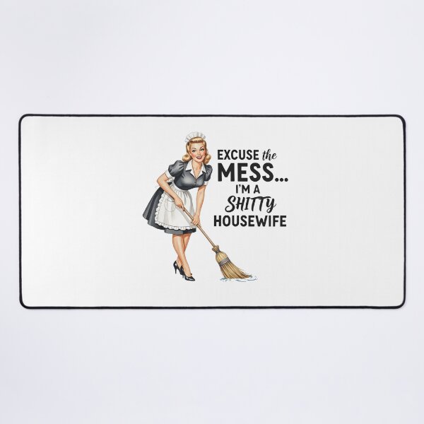 Item preview, Retro Housewife Humor designed and sold by Szekeresrenato.