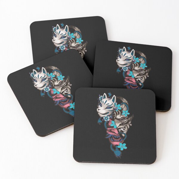 Item preview, Traditional Japanese Kitsune and Hannya Mask Design Vol.3 designed and sold by Bspaces.