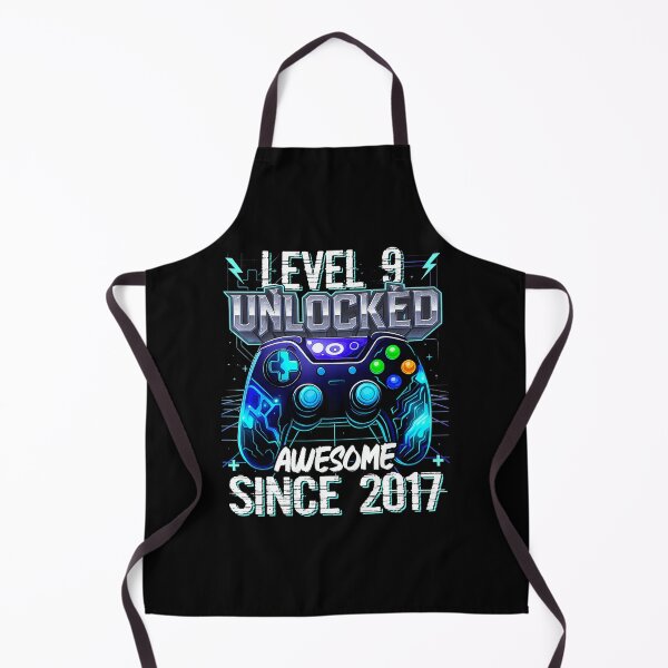 Item preview, Level 9 Unlocked Awesome Since 2017 Gaming Birthday designed and sold by FGTV2021.