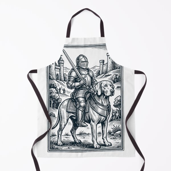 Item preview, Vintage Knight Weimaraner Rider Grimdark Medieval Dog Lover designed and sold by DoodleTortle.