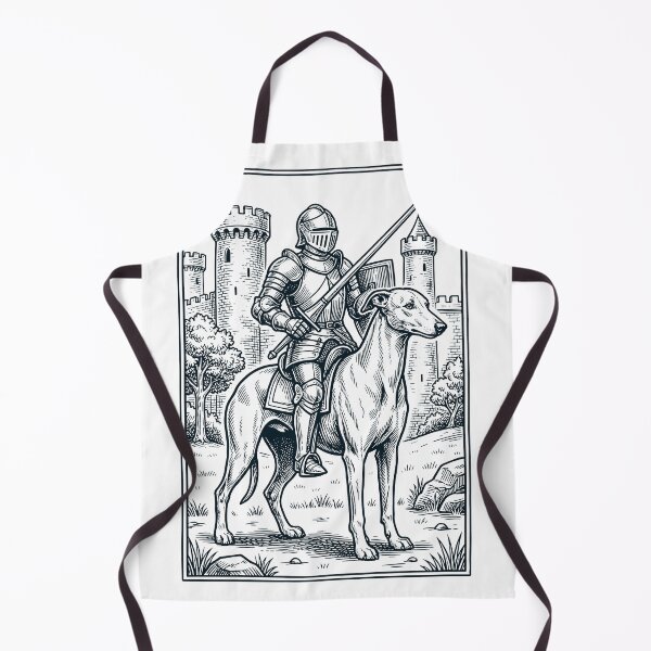 Item preview, Vintage Knight Whippet Rider Grimdark Medieval Dog Lover designed and sold by DoodleTortle.
