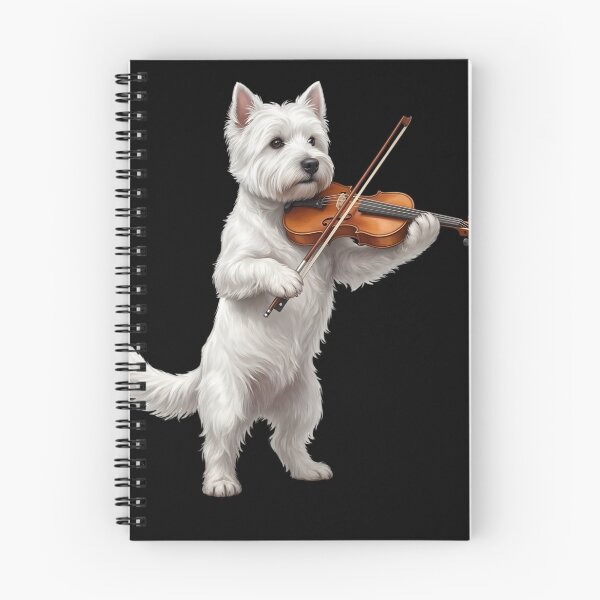 Item preview, West Highland White Terrier Playing Viloin Player Violinist Dog Lover designed and sold by TerryConnells.