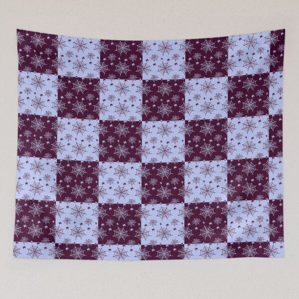 Item preview, Amethyst and lavender interchange web pattern designed and sold by serenebookworm.