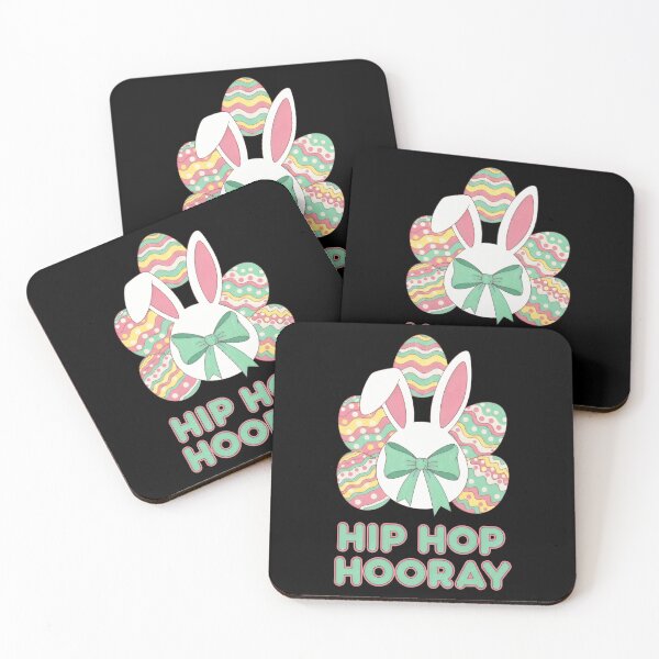 Item preview, Hip Hop Hooray Easter Bunny Shirt — Cute Pastel Coquette Easter Tee for Women and Kids designed and sold by Luminari Creations.