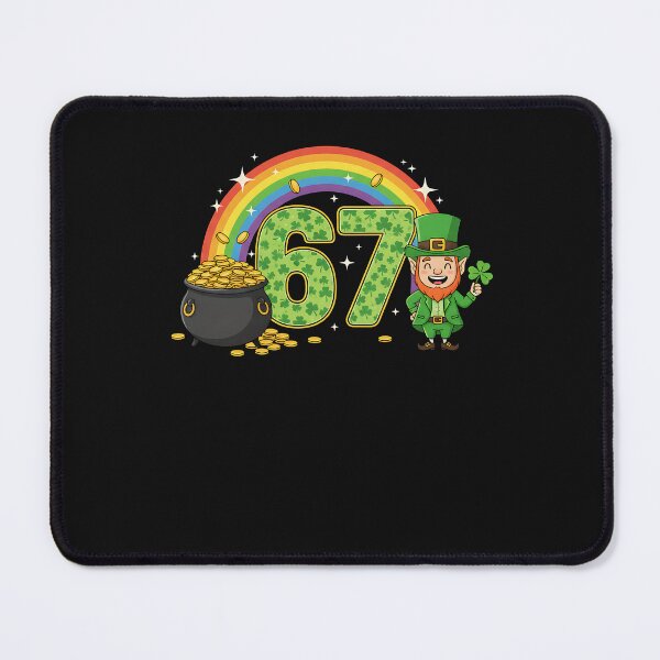 Item preview, 67 Bruh St Patricks Day Six Seven Shamrock 6 7 Irish Meme designed and sold by Intomindfood.