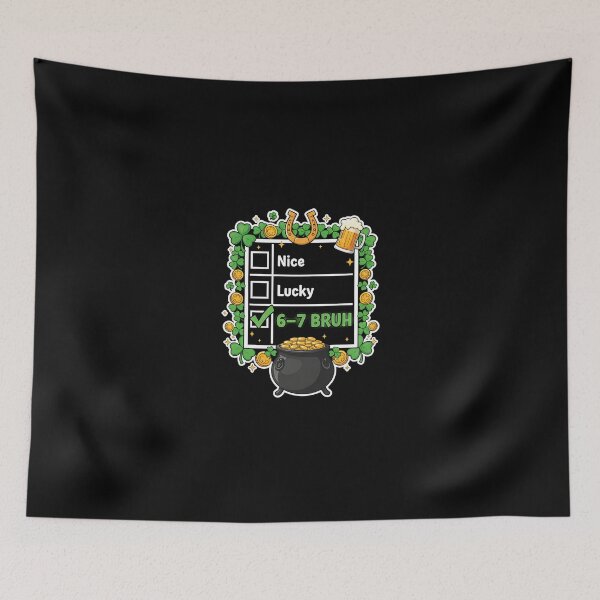 Item preview, 6-7 Bruh Lucky Checklist St. Patrick’s Day designed and sold by Intomindfood.
