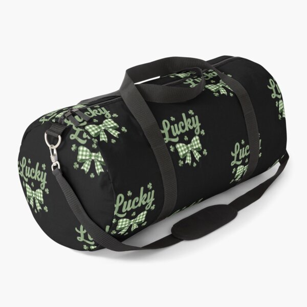 Item preview, St. Patrick’s Day Lucky Retro Bow – Vintage Gingham Style designed and sold by Intomindfood.