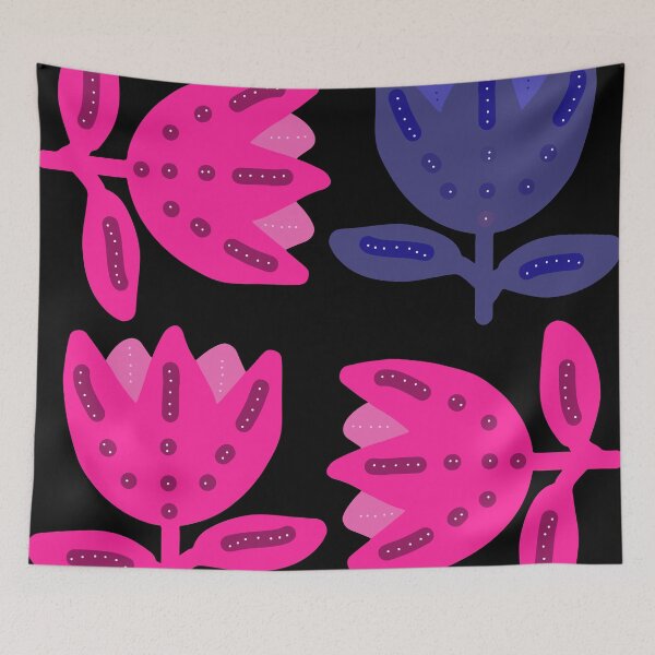 Item preview, Composition of stylized tulips in ethnic style designed and sold by ZorianArt.