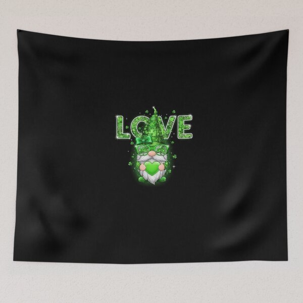 Item preview, St. Patrick’s Day Love Gnome – Lucky Clover Aesthetic designed and sold by Intomindfood.