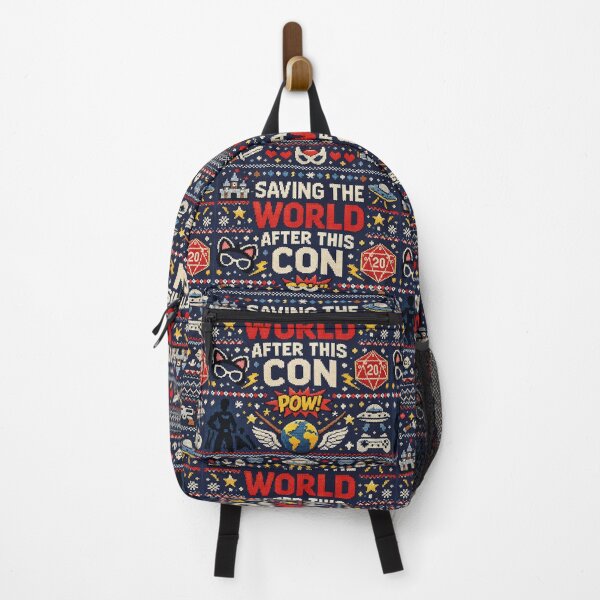 Item preview, Saving the World After This Con Cosplay Humor Knitting Pattern designed and sold by Mauswohn.