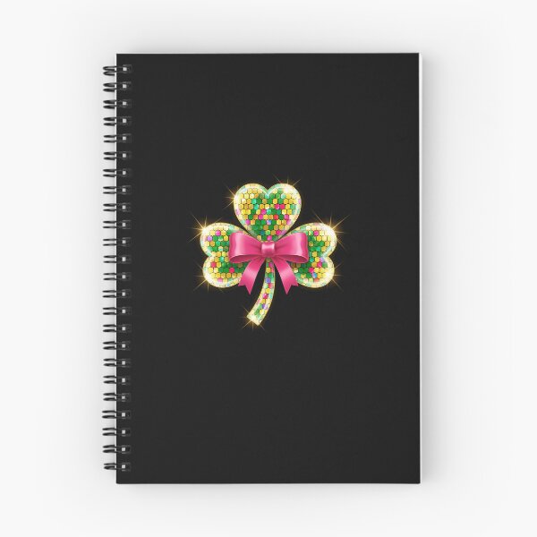 Item preview, St. Patrick’s Day Disco Shamrock Bow Glow designed and sold by Intomindfood.