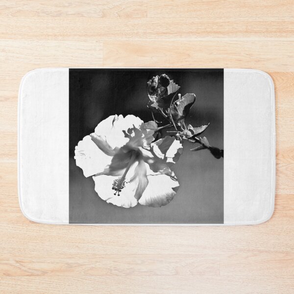 Item preview, Black and White Hibiscus Bloom designed and sold by MercerImages.