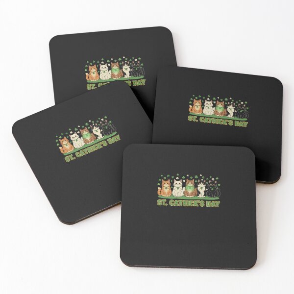 Item preview, St. Catrick’s Day Cat Squad – Vintage Shamrock designed and sold by Intomindfood.