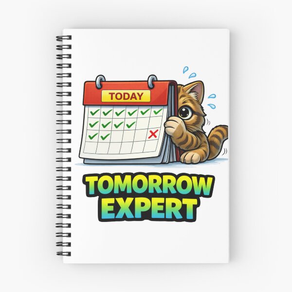 Item preview, Tomorrow Expert Procrastination Cat designed and sold by the-dovlat.
